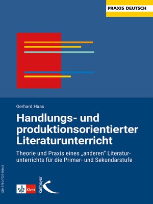 cover image of Handlungs- und produktionsorientierter Literaturunterricht